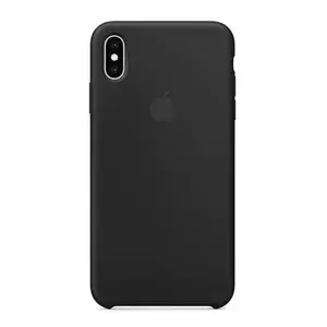 Tok Apple iPhone XS Max Silicone Case Black (MRWE2ZM/A) kép