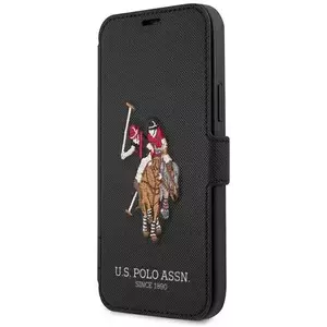 Tok US Polo USFLBKP12LPUGFLBK iPhone 12 Pro Max 6, 7" czarny/black book Polo Embroidery Collection (USFLBKP12LPUGFLBK) kép