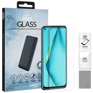 TEMPERED KIJELZŐVÉDŐ FÓLIA Eiger GLASS Tempered Glass Screen Protector for Huawei P40 Lite in Clear kép