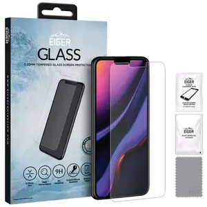 TEMPERED KIJELZŐVÉDŐ FÓLIA Eiger GLASS Tempered Glass Screen Protector for Apple iPhone 11 Pro Max/XS Max in Clear (EGSP00521) kép
