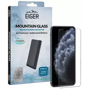 TEMPERED KIJELZŐVÉDŐ FÓLIA Eiger GLASS Tempered Glass Screen Protector for Apple iPhone 11 Pro /XS/X in Clear kép