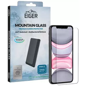 TEMPERED KIJELZŐVÉDŐ FÓLIA Eiger GLASS Tempered Glass Screen Protector for Apple iPhone 11/XR in Clear kép