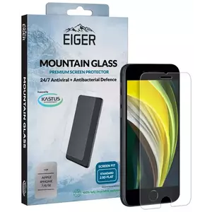 TEMPERED KIJELZŐVÉDŐ FÓLIA Eiger GLASS Tempered Glass Screen Protector for Apple iPhone SE (2020)/8/7/6s/6 in Clear kép