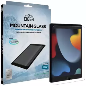 TEMPERED KIJELZŐVÉDŐ FÓLIA Eiger GLASS Tempered Glass Screen Protector for Apple iPad 10.2 (2019) & (2020) in Clear kép