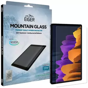 TEMPERED KIJELZŐVÉDŐ FÓLIA Eiger GLASS Tempered Glass Screen Protector for Samsung Galaxy Tab S7+ in Clear kép