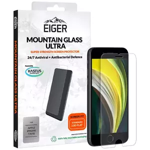 TEMPERED KIJELZŐVÉDŐ FÓLIA Eiger Mountain Glass ULTRA Super Strong Screen Protector for Apple iPhone SE (2020)/8/7 kép