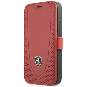 Tok Ferrari FEOGOFLBKP12SRE iPhone 12 mini 5, 4" red book Off Track Perforated (FEOGOFLBKP12SRE) kép