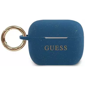 Tok Guess GUACAPSILGLBL AirPods Pro cover blue Silicone Glitter (GUACAPSILGLBL) kép