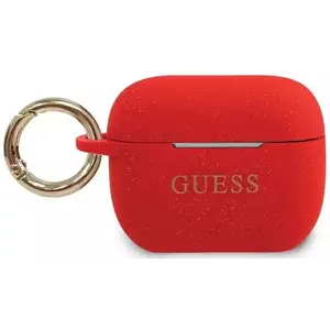 Tok Guess GUACAPSILGLRE AirPods Pro cover red Silicone Glitter (GUACAPSILGLRE) kép