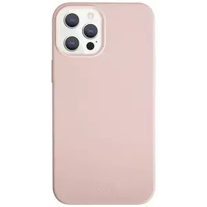 Tok UNIQ Lino Hue iPhone 12 Pro Max 6, 7" blush pink Antimicrobial (UNIQ-IP6.7HYB(2020)-LINOHPNK) kép
