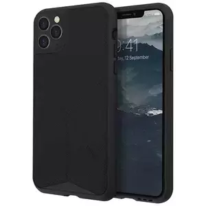 Tok UNIQ iPhone 11 Pro Max ebony black (UNIQ-IP6.5HYB(2019)-TRSFBLK) kép