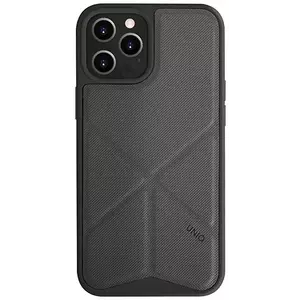 Tok UNIQ iPhone 12 Pro Max 6, 5" charcoal grey (UNIQ-IP6.7HYB(2020)-TRSFGRY) kép