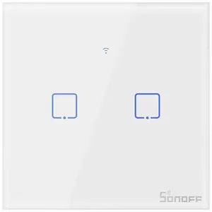 Smart Switch WiFi Sonoff T0 EU TX (2-channel) kép