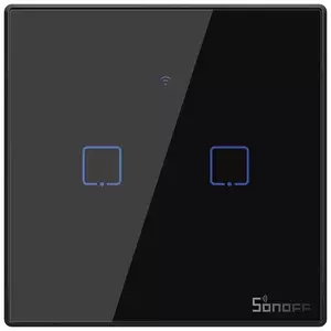 Smart Switch WiFi + RF 433 Sonoff T3 EU TX (2-channel) kép