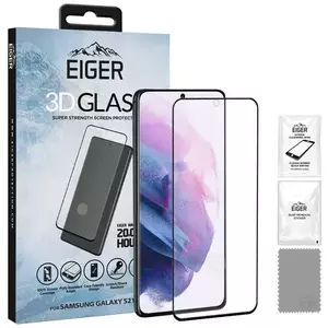 TEMPERED KIJELZŐVÉDŐ FÓLIA Eiger 3D GLASS Full Screen Tempered Glass Screen Protector for Samsung Galaxy S21+ (EGSP00698) kép