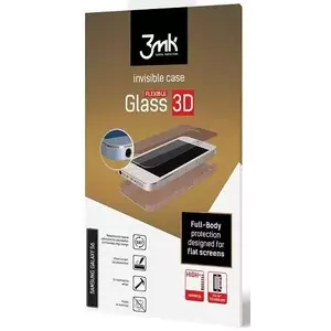 TEMPERED KIJELZŐVÉDŐ FÓLIA 3MK FlexibleGlass 3D Samsung A8 A530 2018 Hybrid Glass + Foil kép
