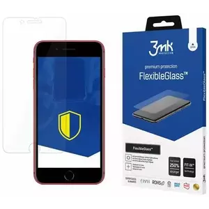 TEMPERED KIJELZŐVÉDŐ FÓLIA 3MK FlexibleGlass iPhone 8 Plus Hybrid Glass kép