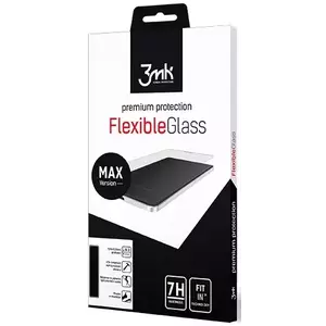 TEMPERED KIJELZŐVÉDŐ FÓLIA 3MK Huawei Mate 20 Lite Black - 3mk FlexibleGlass Max kép