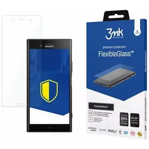 TEMPERED KIJELZŐVÉDŐ FÓLIA 3MK FlexibleGlass Sony Xperia XZ1 Hybrid Glass kép
