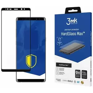 TEMPERED KIJELZŐVÉDŐ FÓLIA 3MK Samsung Galaxy Note 8 Black - 3mk HardGlass Max kép