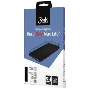 TEMPERED KIJELZŐVÉDŐ FÓLIA 3MK Huawei P20 Lite Black - 3mk HardGlass Max Lite kép