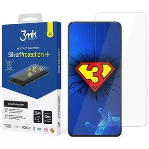 KIJELZŐVÉDŐ FÓLIA 3MK Silver Protect+ Samsung G991 S21 Wet-mounted Antimicrobial film (5903108340410) kép