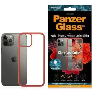 Tok PanzerGlass ClearCase iPhone 12 Pro Max Mandarin Red AB (0281) kép