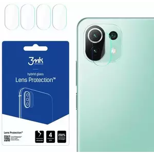 TEMPERED KIJELZŐVÉDŐ FÓLIA 3MK Lens Protect Xiaomi Mi 11 Lite 5G Camera lens protection 4 pcs (5903108360517) kép