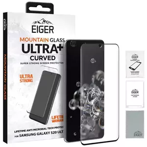 TEMPERED KIJELZŐVÉDŐ FÓLIA Eiger GLASS Mountain ULTRA+ Super Strong Screen Protector for Samsung Galaxy S20 Ultra (EGMSP00165) kép