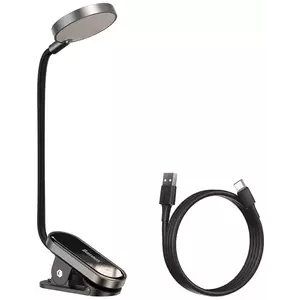 Baseus (DGRAD-0G) Comfort Reading Mini Clip Lamp (dark gray) (6953156223523) kép