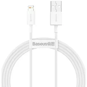 Kábel Baseus Superior Series Cable USB to Lightning 2.4A 1, 5m (white) (6953156205444) kép