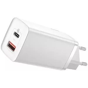 Töltő Baseus GaN2 Lite Quick Travel Charger USB+C 65W EU (white) kép