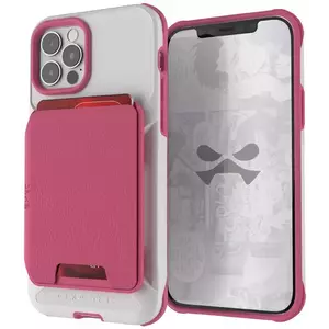 Tok Ghostek Exec4 Pink Leather Flip Wallet Case for Apple iPhone 12 Pro kép