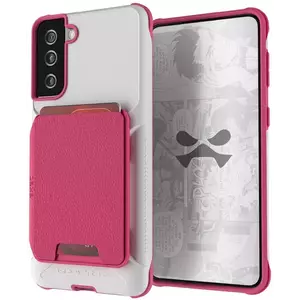Tok Ghostek Exec4 Pink Leather Flip Wallet Case for Samsung Galaxy S21 Plus kép