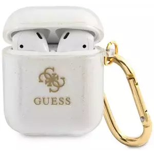 Guess GUA2UCG4GT AirPods cover Transparent Glitter Collection (GUA2UCG4GT) kép