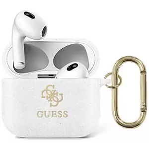 Guess GUA3UCG4GT AirPods 3 cover Transparent Glitter Collection (GUA3UCG4GT) kép