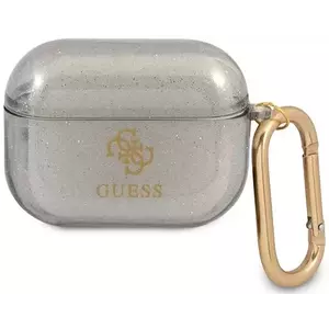 Guess GUAPUCG4GK AirPods Pro cover black Glitter Collection (GUAPUCG4GK) kép