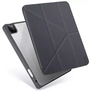 Tok UNIQ Case Moven iPad Pro 12, 9" (2021) Antimicrobial charcoal grey (UNIQ-NPDP12.9(2021)-MOVGRY) kép