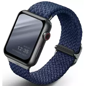 Óraszíj UNIQ strap Aspen Apple Watch 44/42mm Braided oxford blue (UNIQ-44MM-ASPOBLU) kép