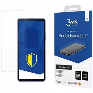 TEMPERED KIJELZŐVÉDŐ FÓLIA 3MK FlexibleGlass Lite Sony Xperia 10 III 5G Hybrid Glass Lite (5903108386913) kép