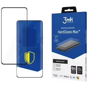 TEMPERED KIJELZŐVÉDŐ FÓLIA 3MK HardGlass Max Huawei P50 Pro 5G black, Fullscreen Glass (5903108306249) kép