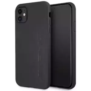 Tok AMG AMHCN61DOLBK iPhone 11 6, 1" black hardcase Leather Hot Stamped (AMHCN61DOLBK) kép