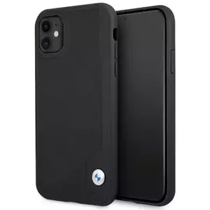 Tok Case BMW BMHCN61RCDPK iPhone 11 6, 1" black hardcase Leather Deboss (BMHCN61RCDPK) kép