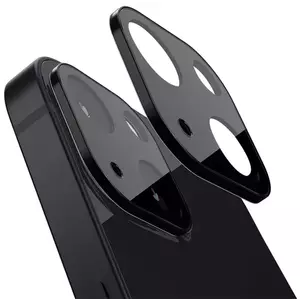 TEMPERED KIJELZŐVÉDŐ FÓLIA Spigen tR Optik, black 2 Pack - iPhone 13/mini (AGL03395) kép