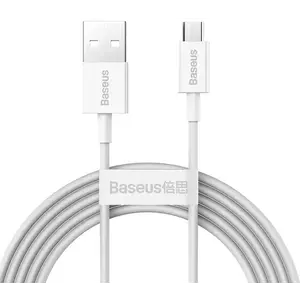 Kábel Baseus Superior Series Cable USB to micro USB, 2A, 2m (white) (6953156208506) kép