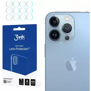 TEMPERED KIJELZŐVÉDŐ FÓLIA 3MK Lens Protect iPhone 13 Pro Max Camera lens protection 4 pcs kép