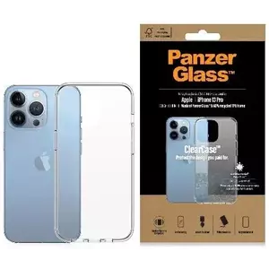 Tok PanzerGlass ClearCase iPhone 13 Pro 6, 1" Antibacterial Military grade clear 0322 (0322) kép