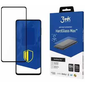 TEMPERED KIJELZŐVÉDŐ FÓLIA 3MK HardGlass Max Samsung M526 M52 black, FullScreen Glass kép