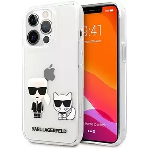Tok Karl Lagerfeld KLHCP13XCKTR iPhone 13 Pro Max 6, 7" hardcase Transparent Karl & Choupette (KLHCP13XCKTR) kép