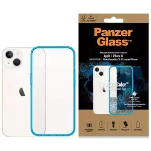 Tok PanzerGlass ClearCase iPhone 13 6.1" Antibacterial Military grade Bondi Blue 0331 (0331) kép